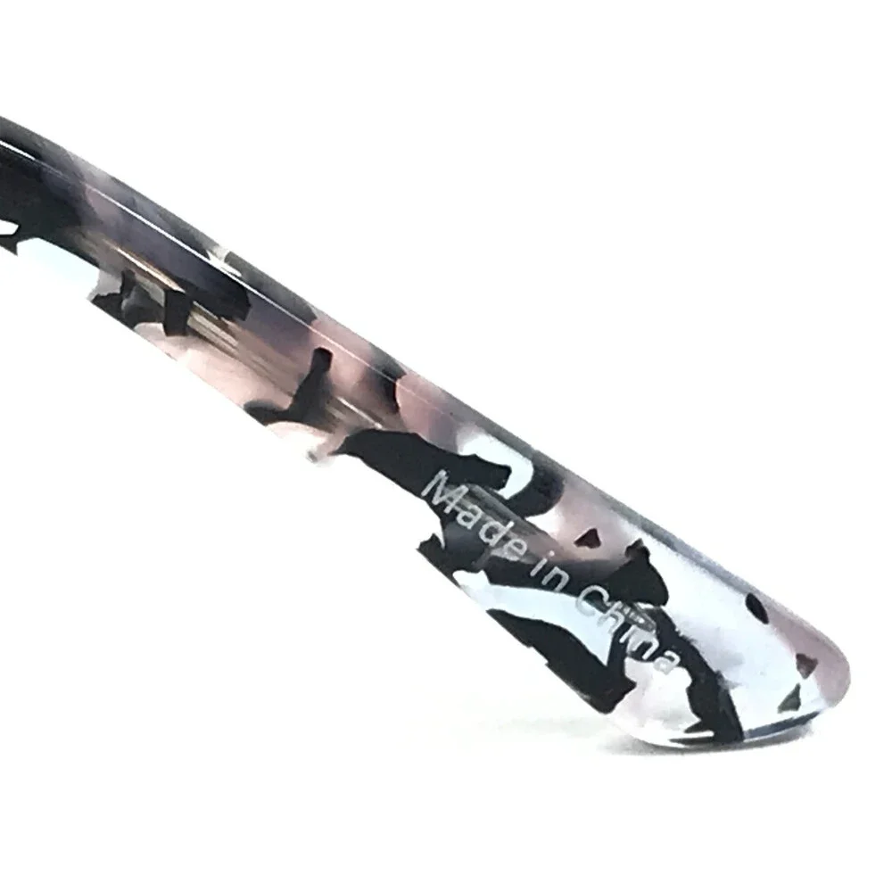 Adin Thomas Eyeglasses Frames AT-580 C1 Ice Pink Black Marbled 52-17-140